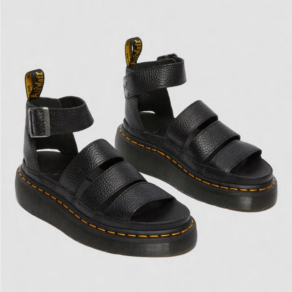 CLARISSA II WOMEN'S LEATHER PLATFORM SANDALS